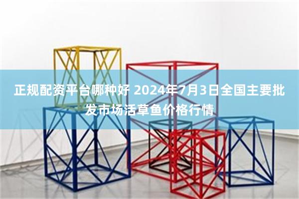 正规配资平台哪种好 2024年7月3日全国主要批发市场活草鱼价格行情