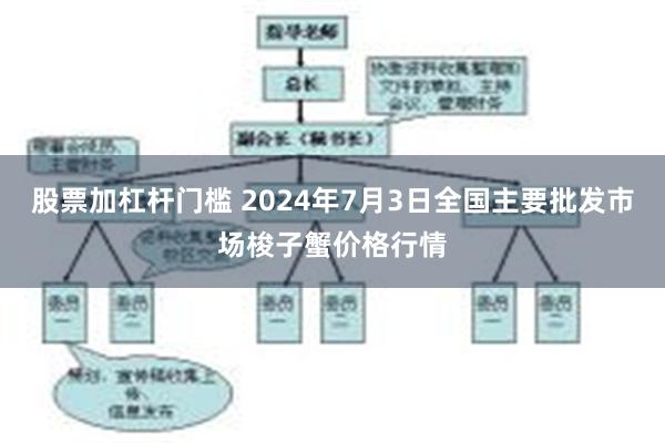 股票加杠杆门槛 2024年7月3日全国主要批发市场梭子蟹价格行情