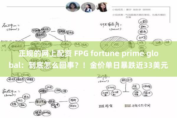 正规的网上配资 FPG fortune prime global：到底怎么回事？！金价单日暴跌近33美元